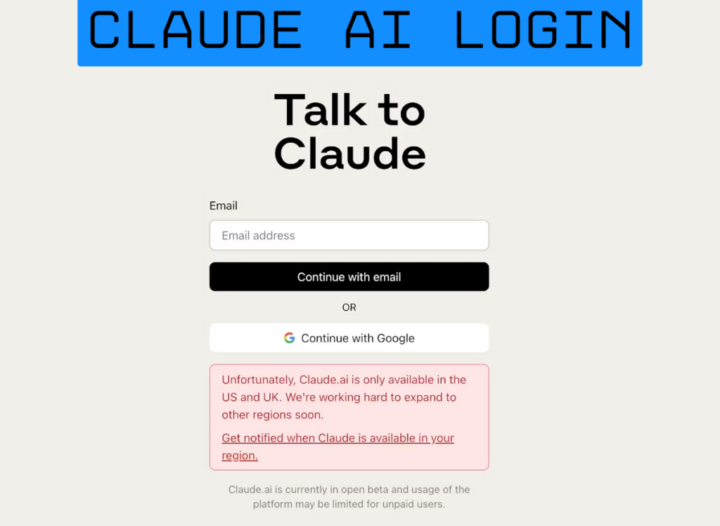claude ai login