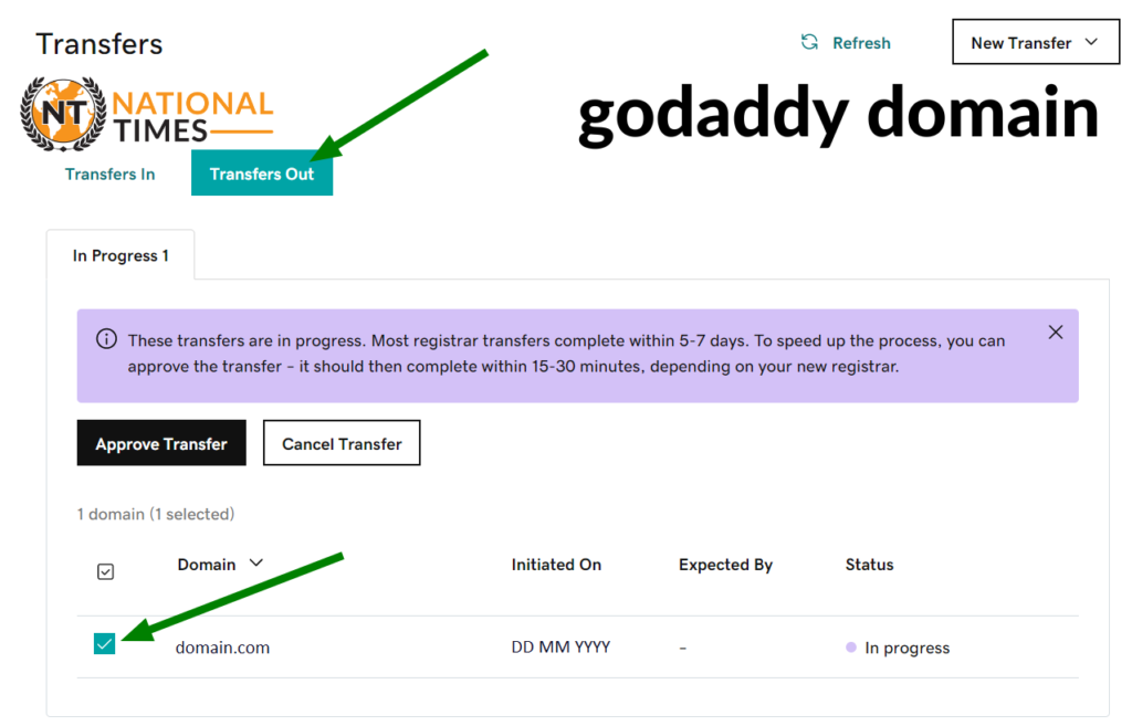 godaddy domain
